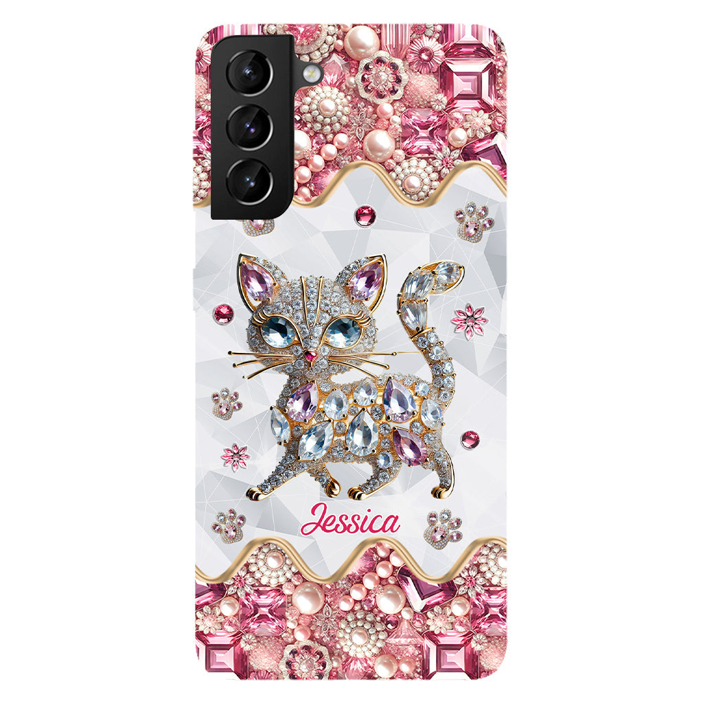 Just A Girl Who Loves Cats - Personalized Cat Full Print Phone Case