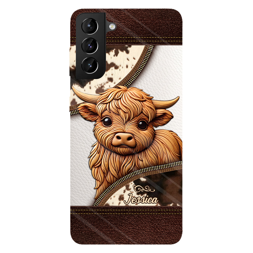 Love Highland Cows - Personalized Full Print Phone Case