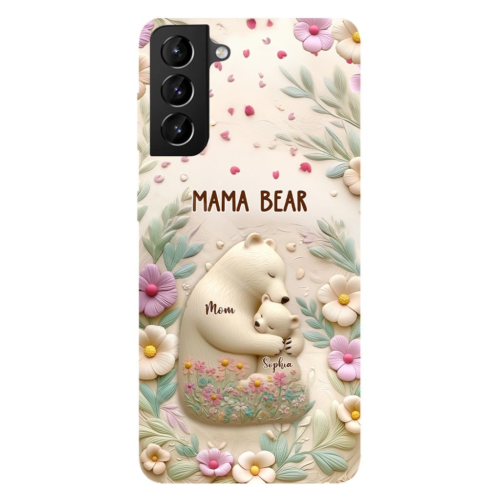 Mama Bear - Personalized Mother Full Print Phone Case