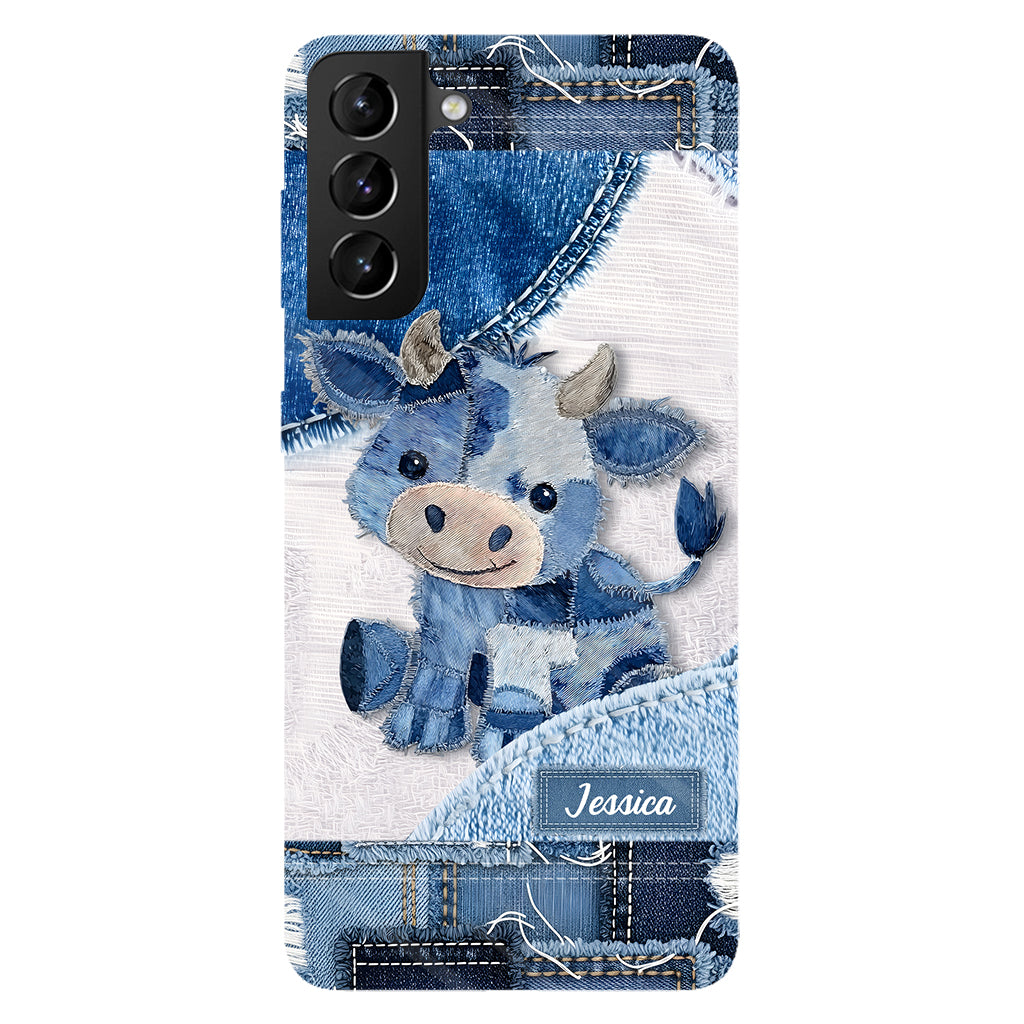 Cute Highland Cow - Personalized Highland Cow Full Print Phone Case