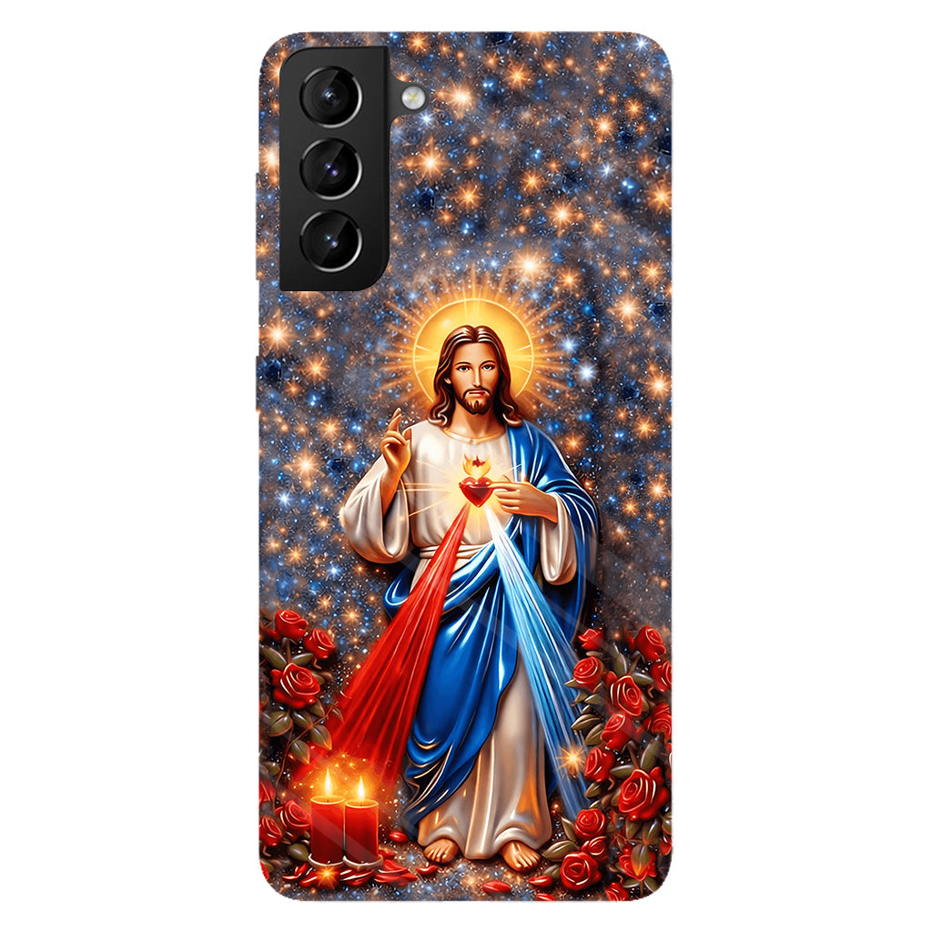 Sacred Heart of Jesus - Personalized Christian Full Print Phone Case