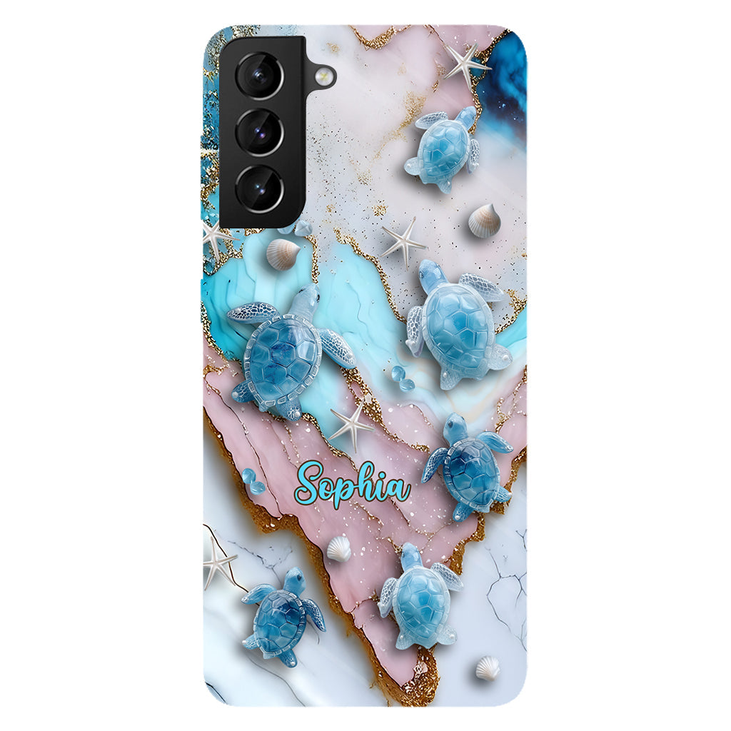 Love Turtles - Personalized Turtle Full Print Phone Case