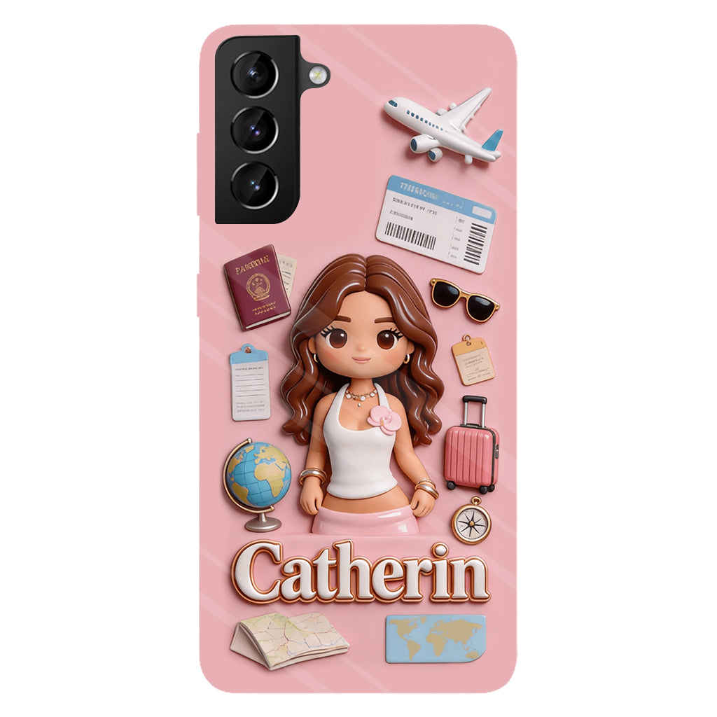 Traveling Lover - Personalized Travelling Full Print Phone Case