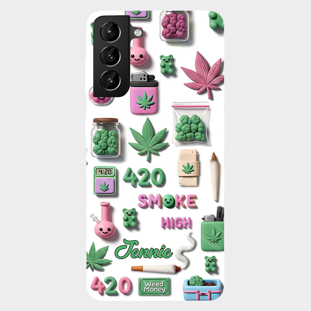 Stoner Chic - Personalized Weed Full Print Phone Case