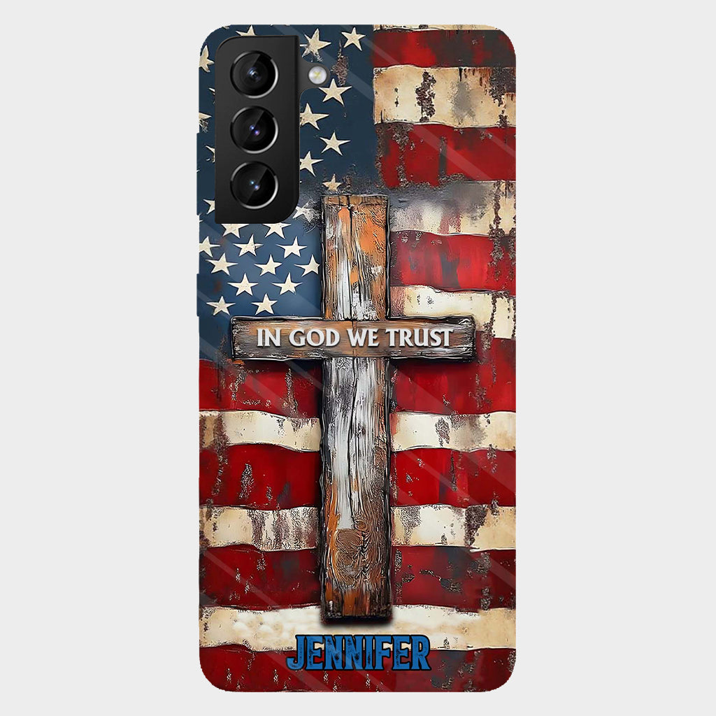 In God We Trust - Personalized Christian Full Print Phone Case