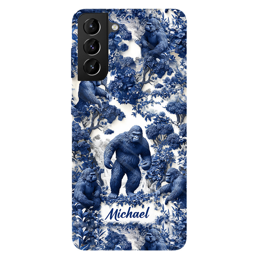 Bigfoot Summer Vibes - Personalized Hiking Full Print Phone Case