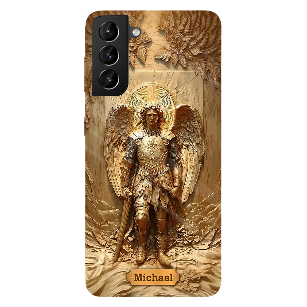 Archangel Michael - Personalized Christian Full Print Phone Case