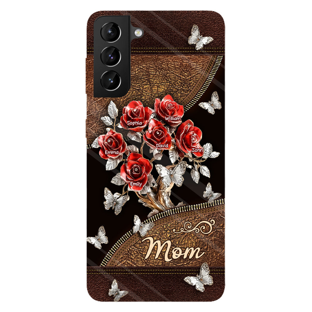 Beautiful Roses Gift For Mom, Grandma,... - Personalized Mother Full Print Phone Case