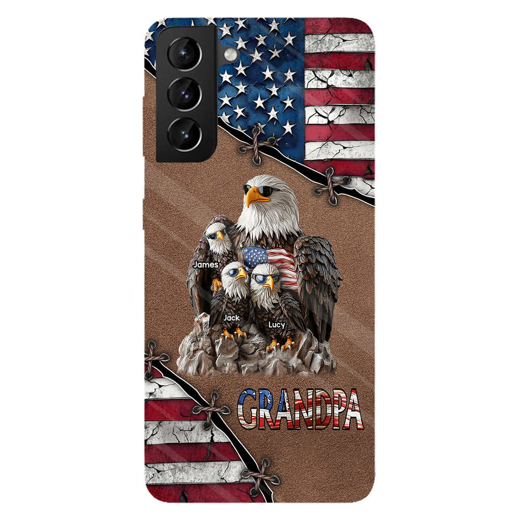 Strong Papa - Personalized Father Full Print Phone Case