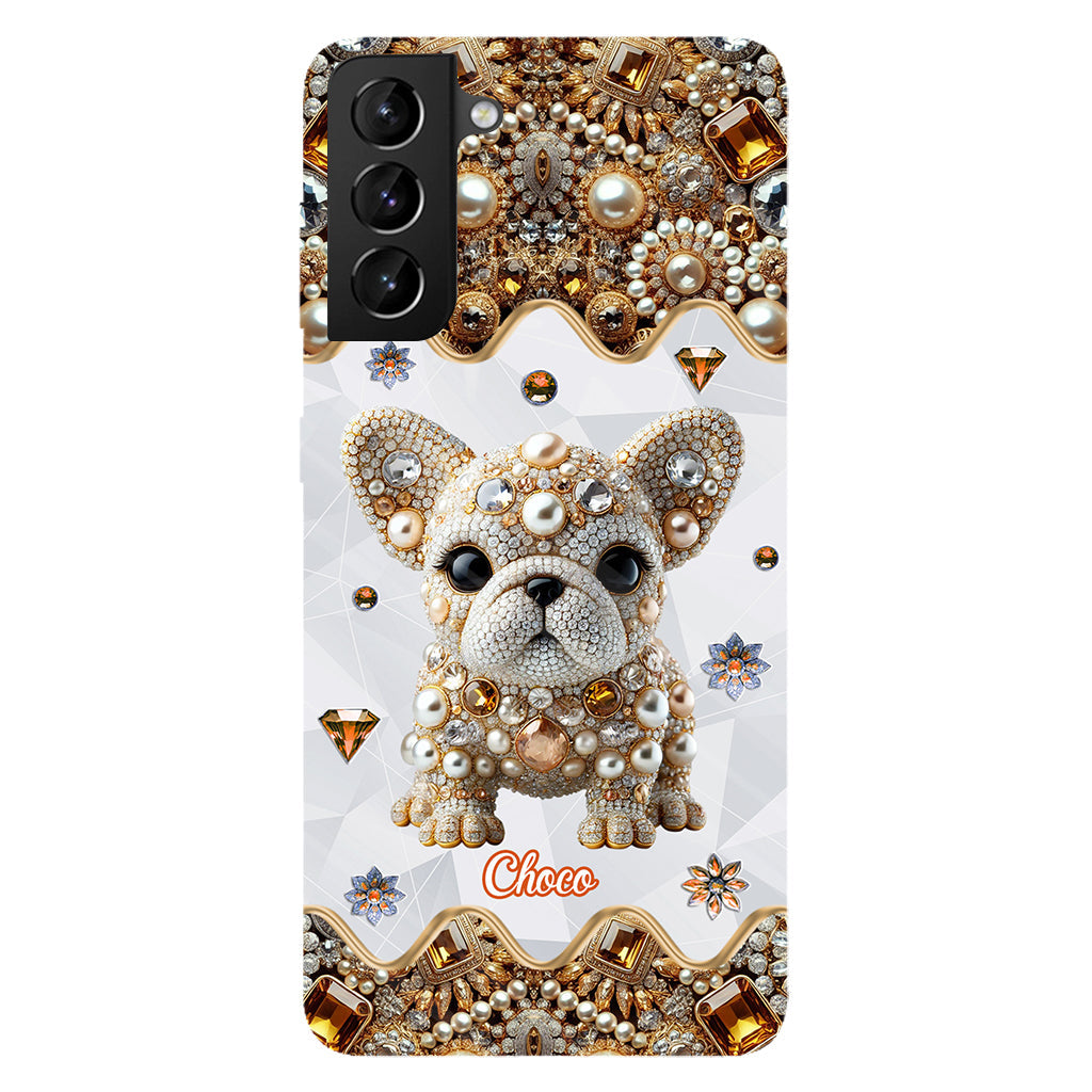 Love French Bulldog - Personalized Dog Full Print Phone Case