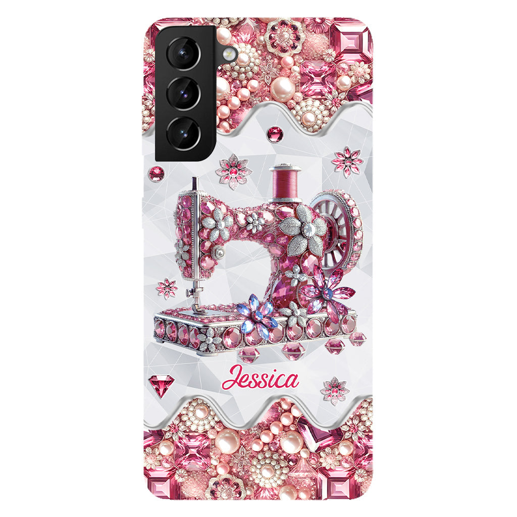 Just A Girl Who Loves Sewing - Personalized Sewing Full Print Phone Case