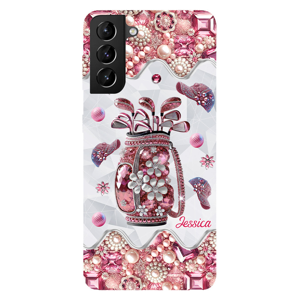 Just A Girl Who Loves Golf - Personalized Golf Full Print Phone Case