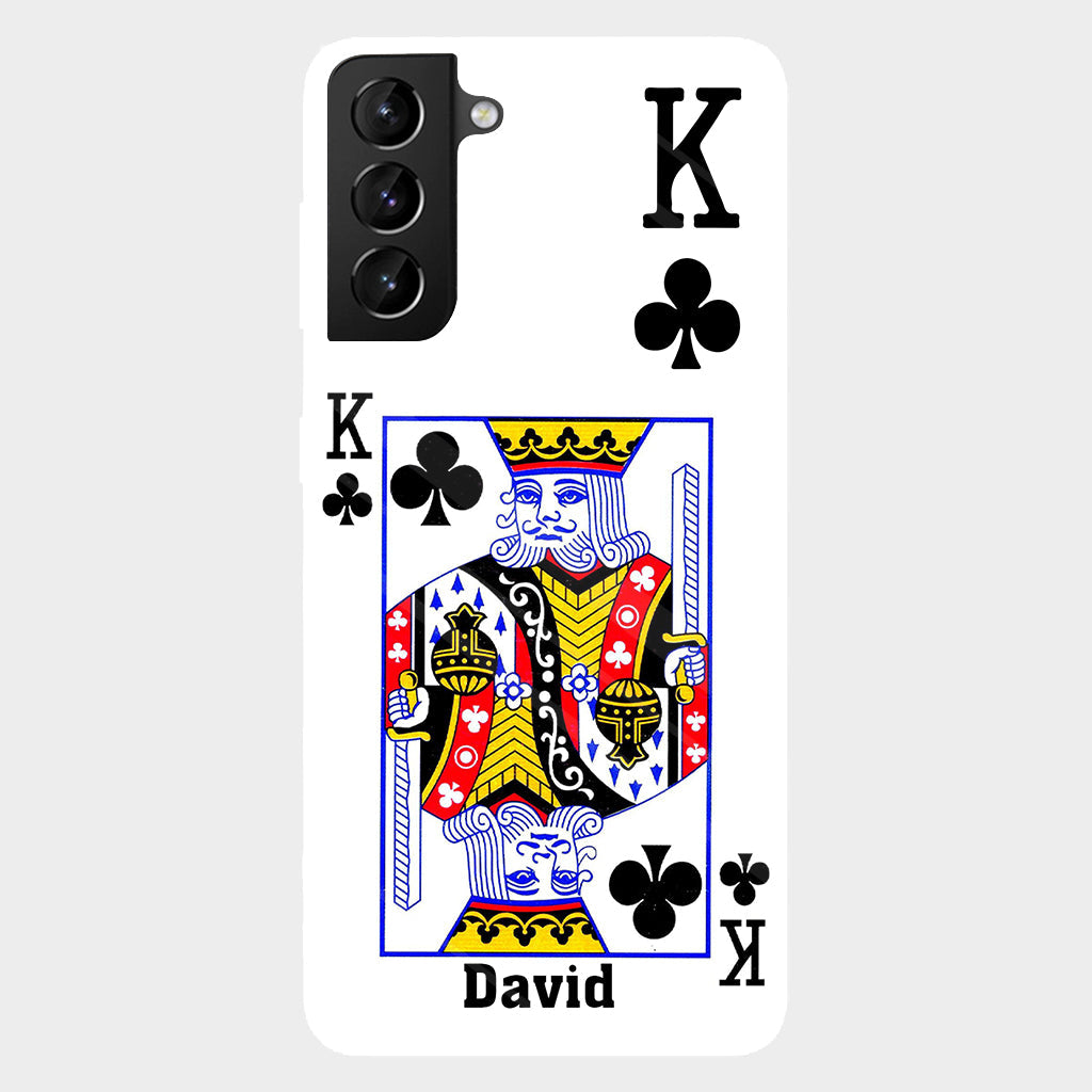 King And Queen - Personalized Couple Full Print Phone Case
