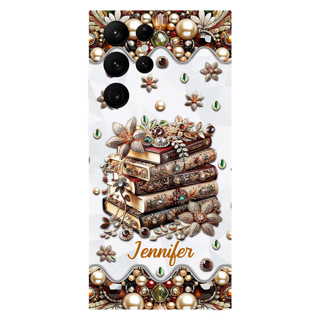 Just A Girl Who Loves Books - Personalized Book Full Print Phone Case