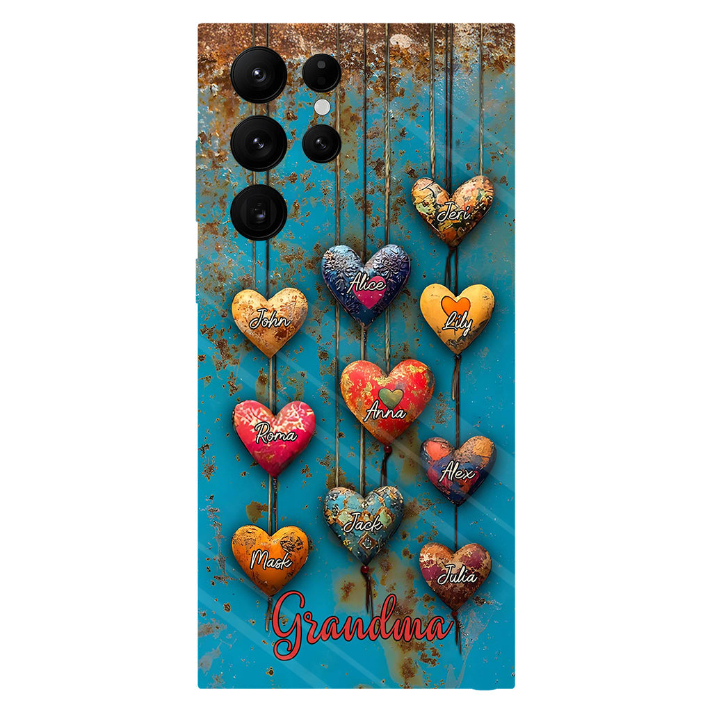 Grandma's Mom's Sweethearts - Personalized Grandma Full Print Phone Case