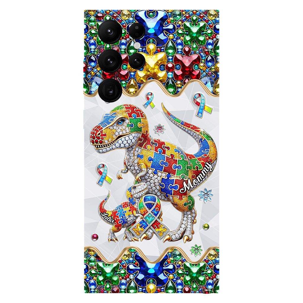 Strong Mama - Personalized Autism Awareness Full Print Phone Case