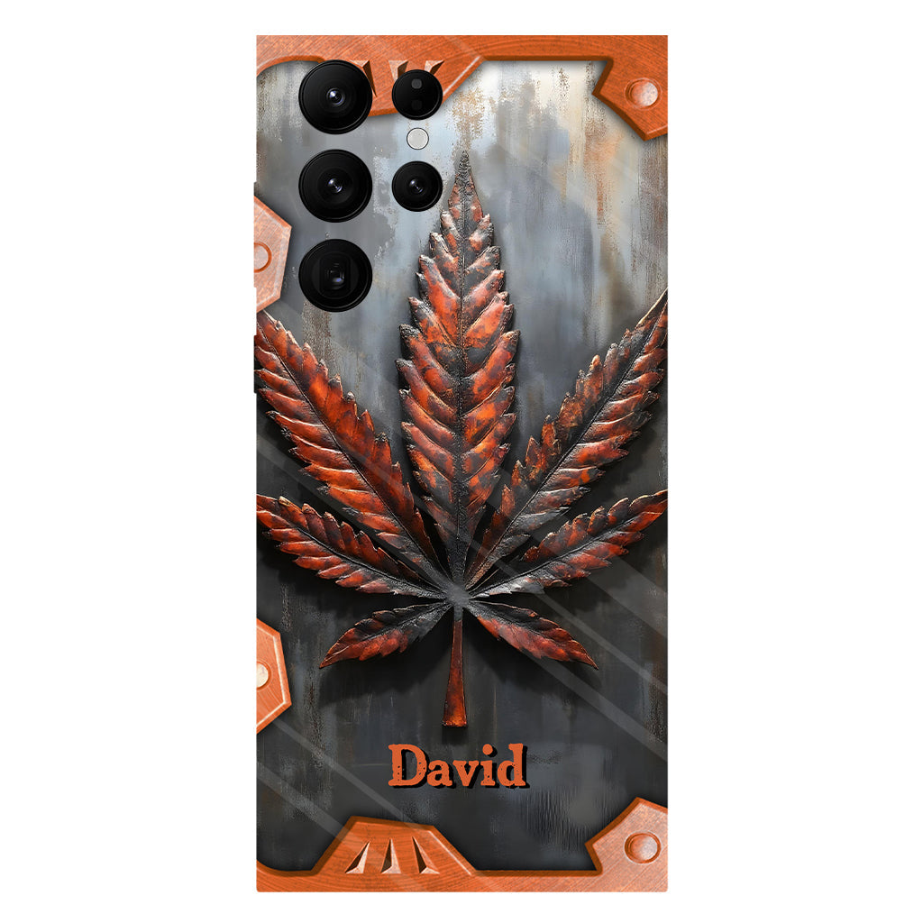 Stunning Leaf - Personalized Weed Full Print Phone Case