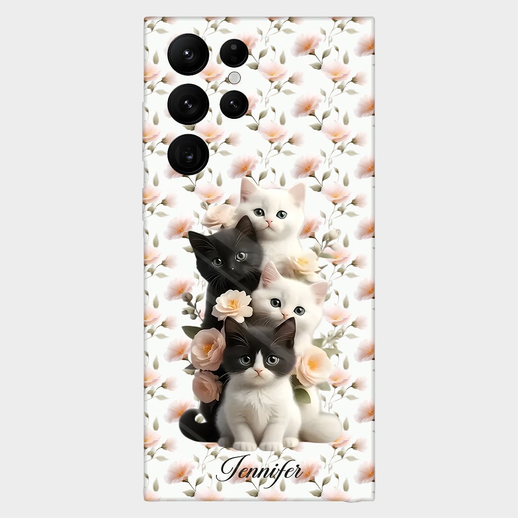 Cute Kittens - Personalized Cat Full Print Phone Case