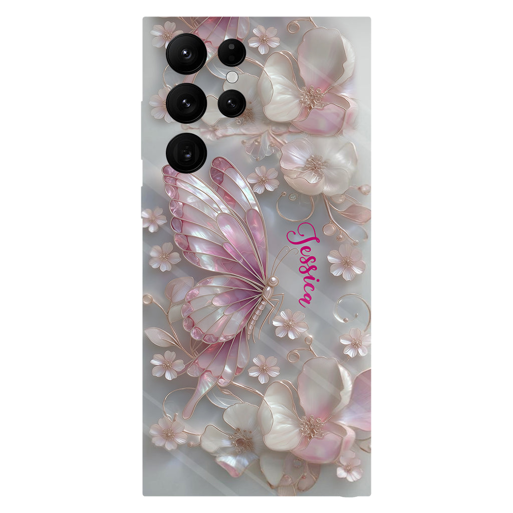 Love Butterflies - Personalized Butterfly Full Print Phone Case