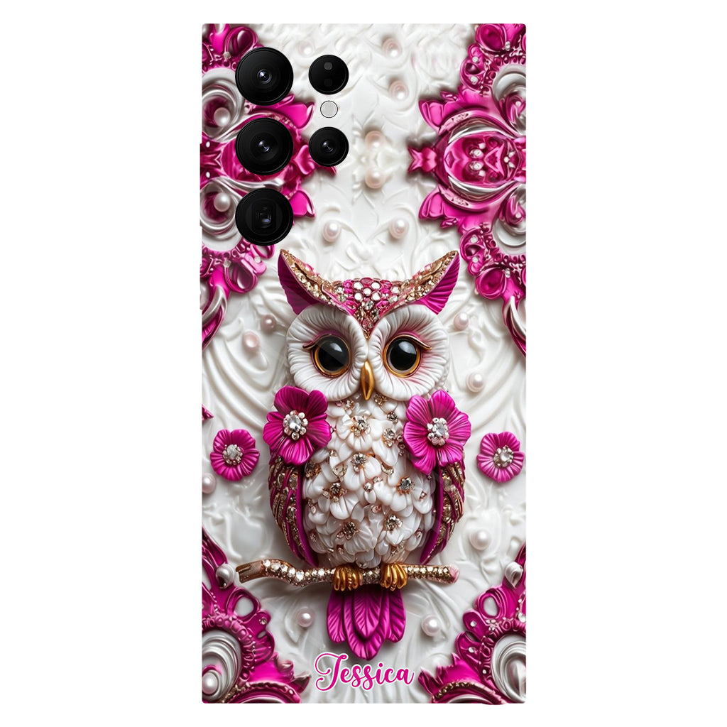Magic Owl - Personalized Owl Full Print Phone Case