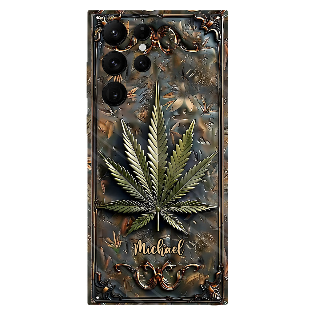 High Life - Personalized Weed Full Print Phone Case