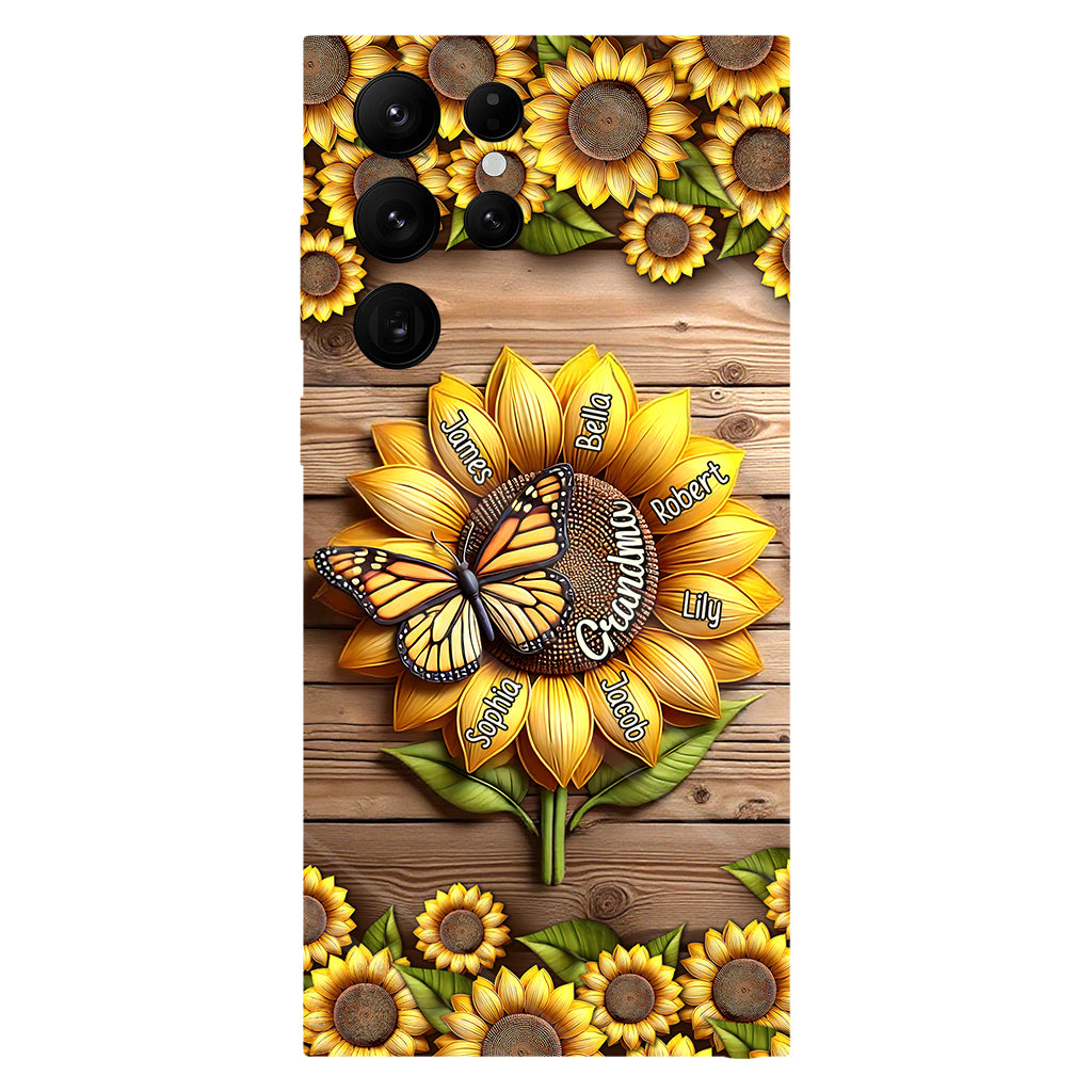 You Are My Sunshine Grandma Mom - Personalized Grandma Full Print Phone Case