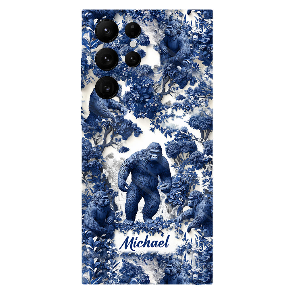 Bigfoot Summer Vibes - Personalized Hiking Full Print Phone Case