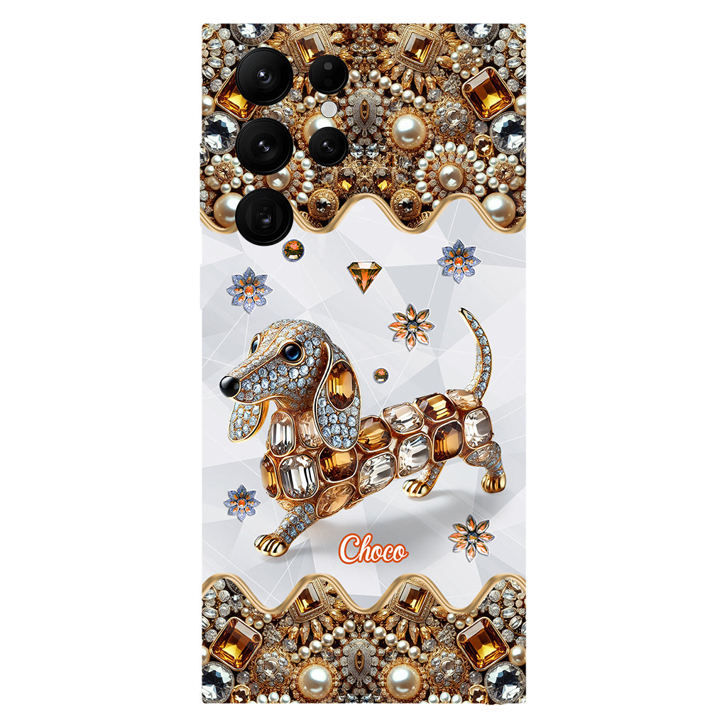 Love Dachshunds - Personalized Dog Full Print Phone Case