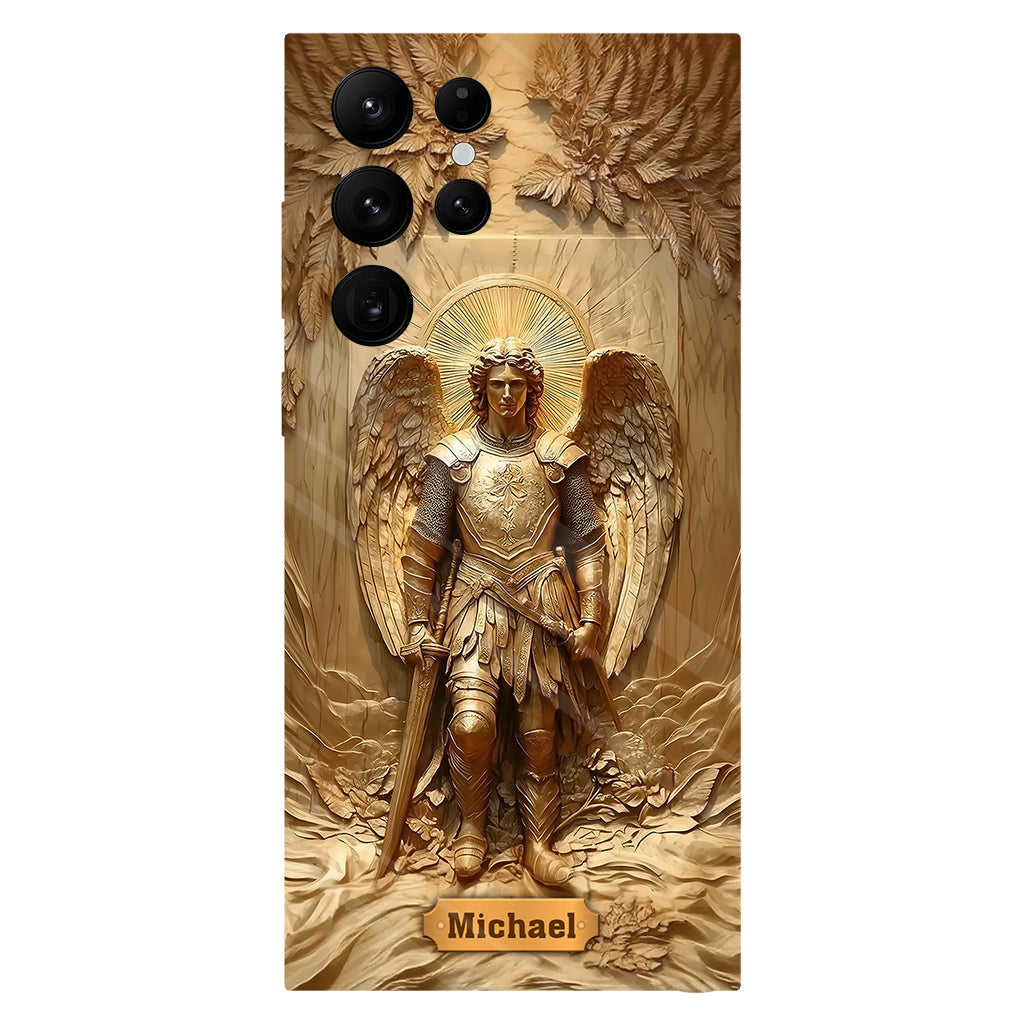 Archangel Michael - Personalized Christian Full Print Phone Case