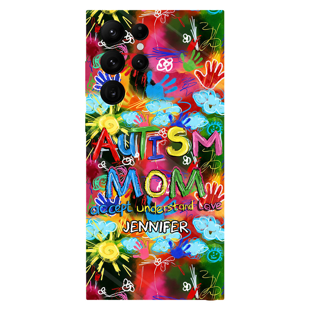 Autism Mom - Personalized Autism Awareness Full Print Phone Case