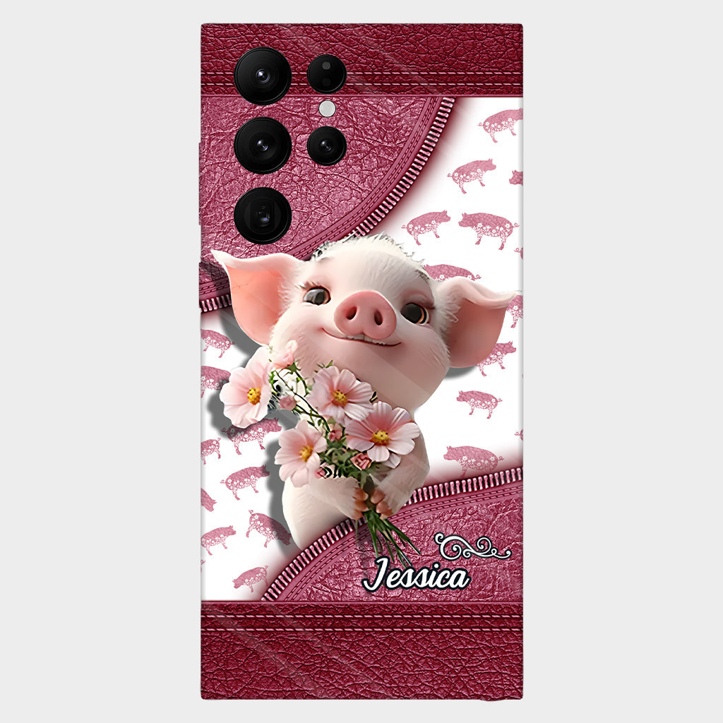 Love Pig - Personalized Pig Lover Full Print Phone Case
