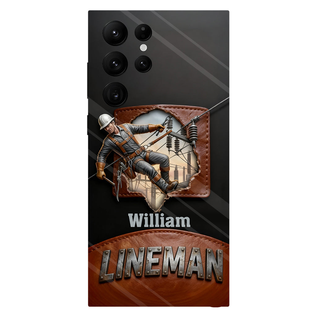 Cool Lineman - Personalized Lineman Full Print Phone Case