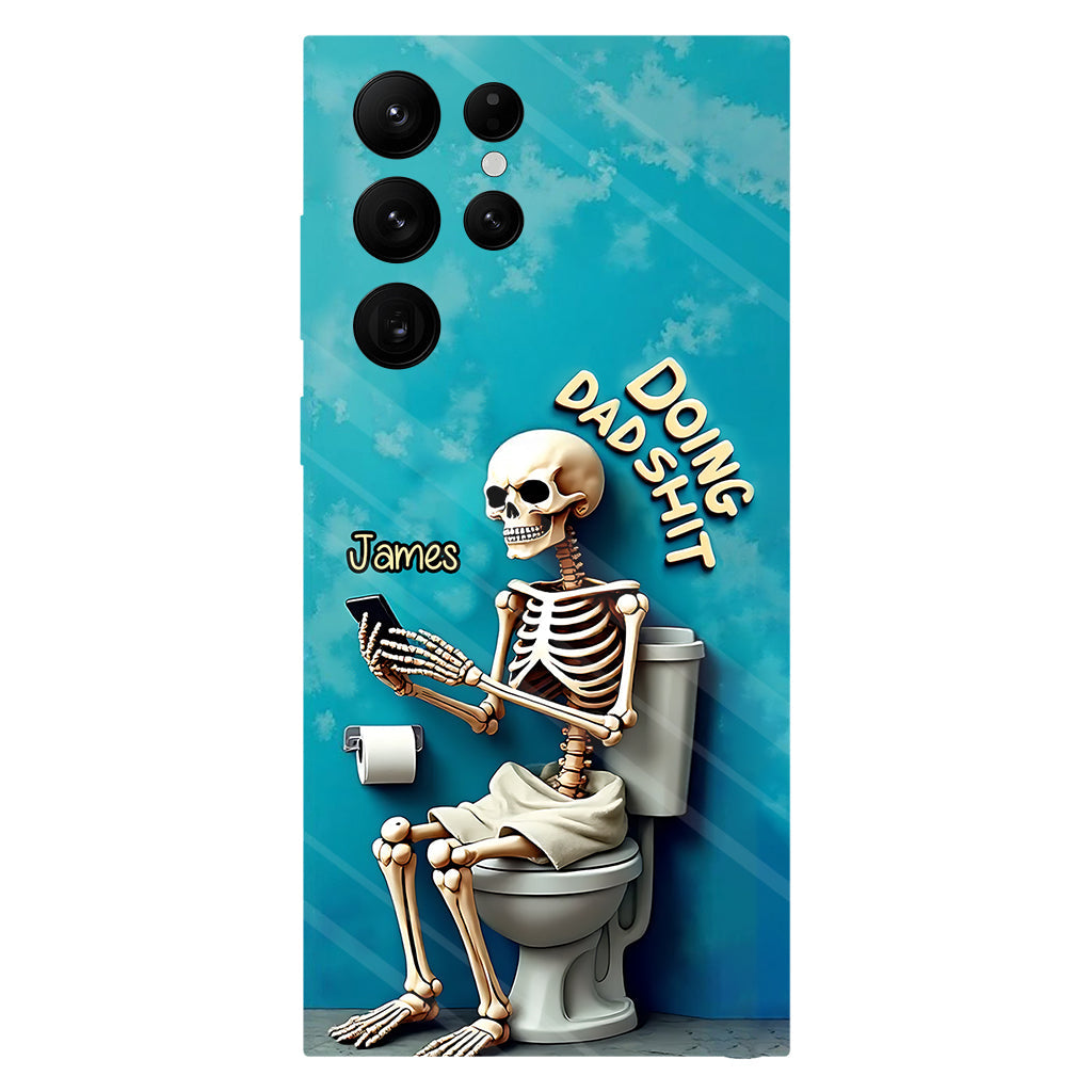 Doing Dad Shit - Personalized Father Full Print Phone Case