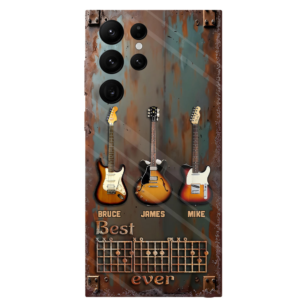 Best Guitar Dad Ever - Personalized Guitar Full Print Phone Case