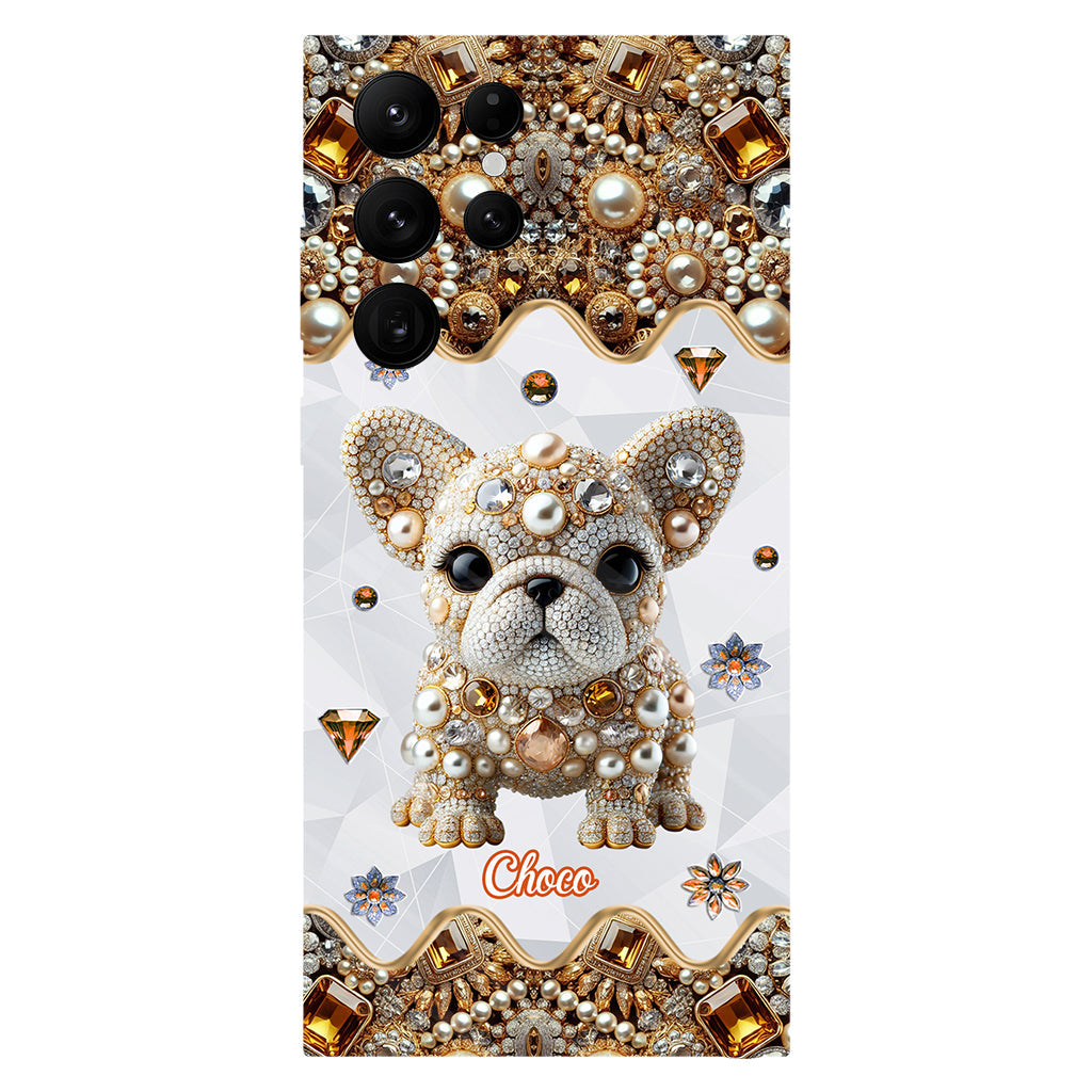 Love French Bulldog - Personalized Dog Full Print Phone Case