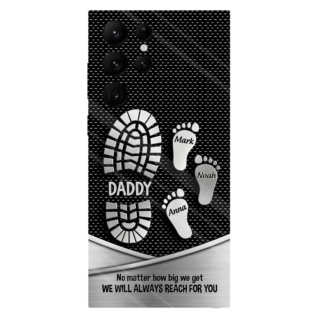 Your Footsteps Led Our Way - Personalized Father Full Print Phone Case