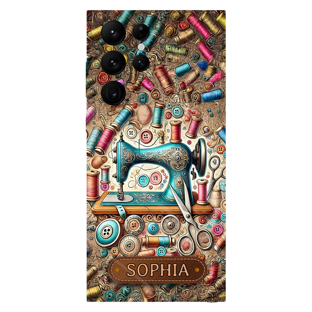 Love Sewing - Personalized Sewing Full Print Phone Case