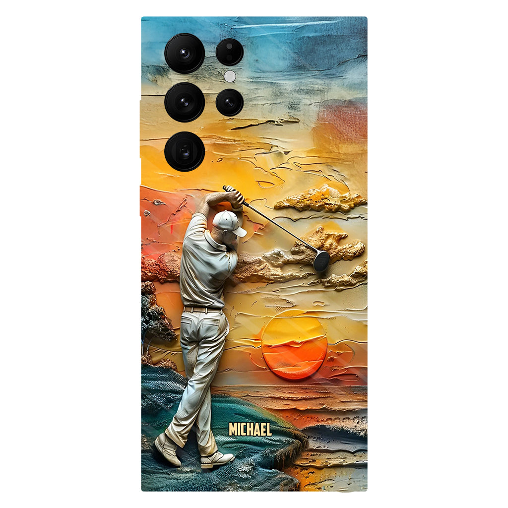 Golf Is My Life - Personalized Golf Full Print Phone Case