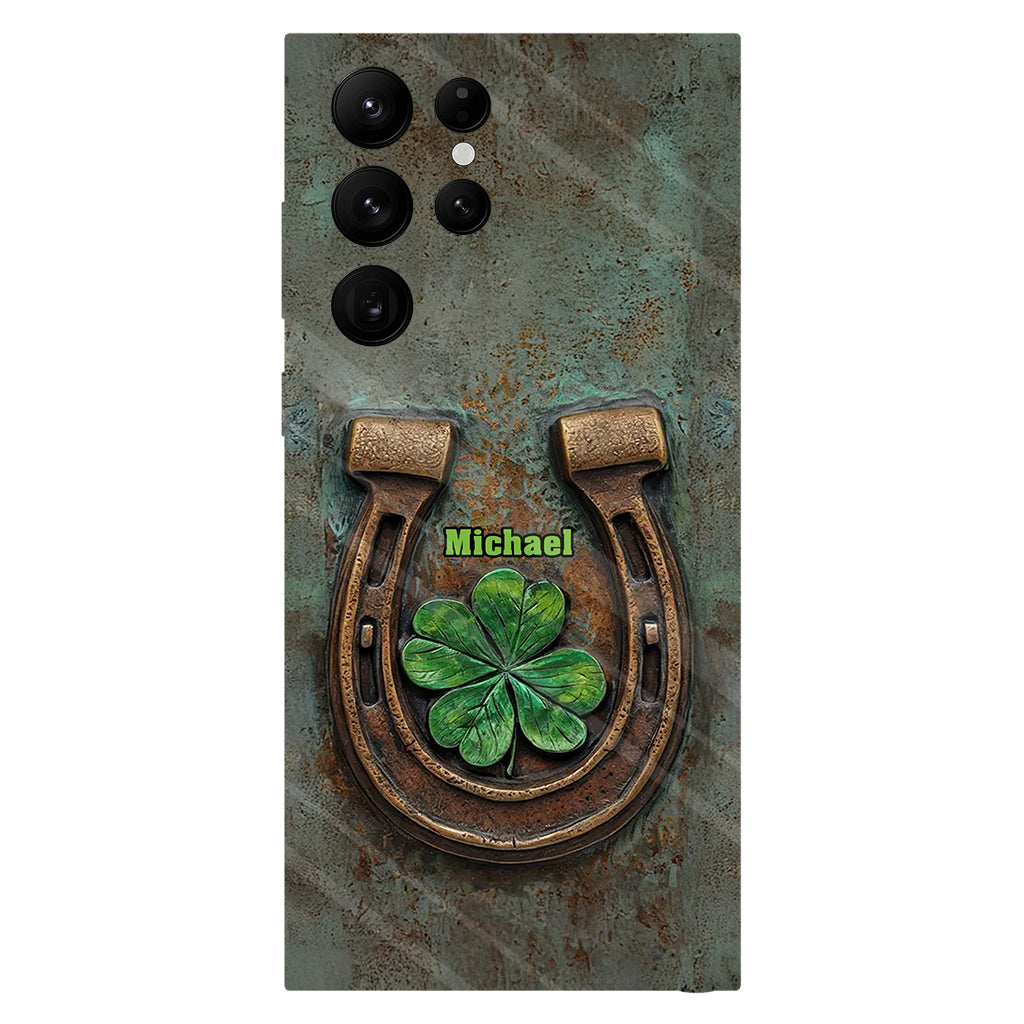 Vintage Irish Harp - Personalized Horse Full Print Phone Case