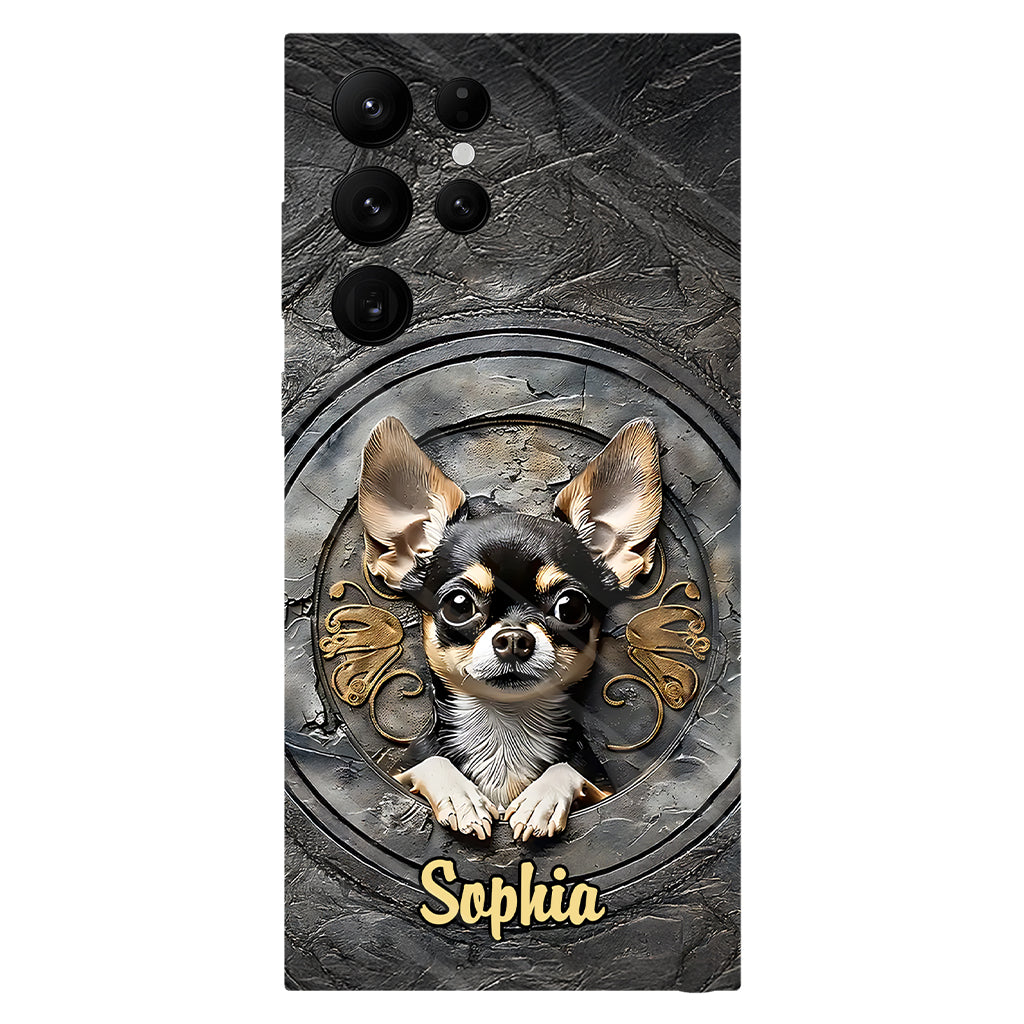 Adorable Chihuahua - Personalized Dog Full Print Phone Case