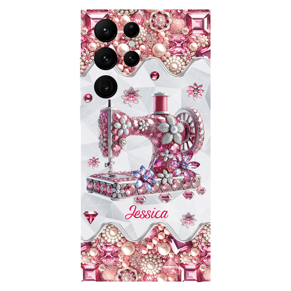 Just A Girl Who Loves Sewing - Personalized Sewing Full Print Phone Case