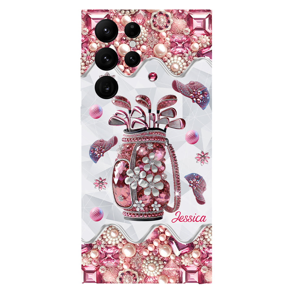 Just A Girl Who Loves Golf - Personalized Golf Full Print Phone Case