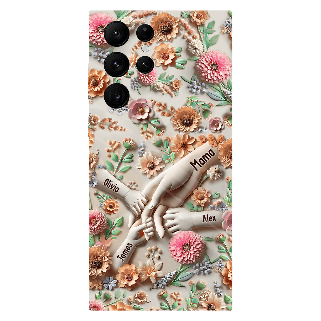 Hold Our Hands - Personalized Mother Full Print Phone Case