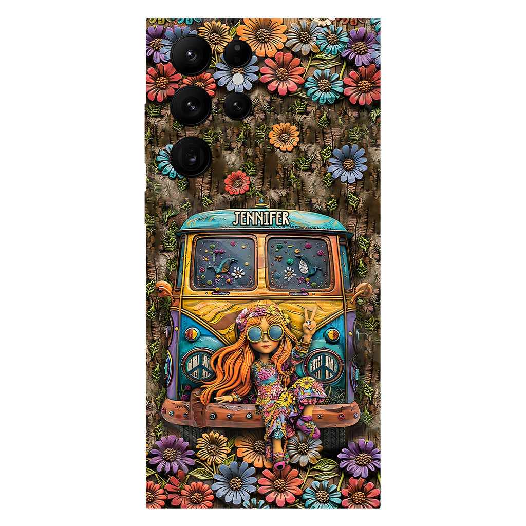 Cute Caravan - Personalized Hippie Full Print Phone Case