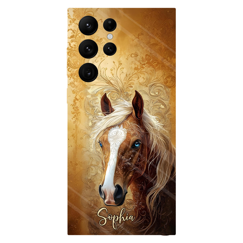 Love Horses - Personalized Horse Full Print Phone Case