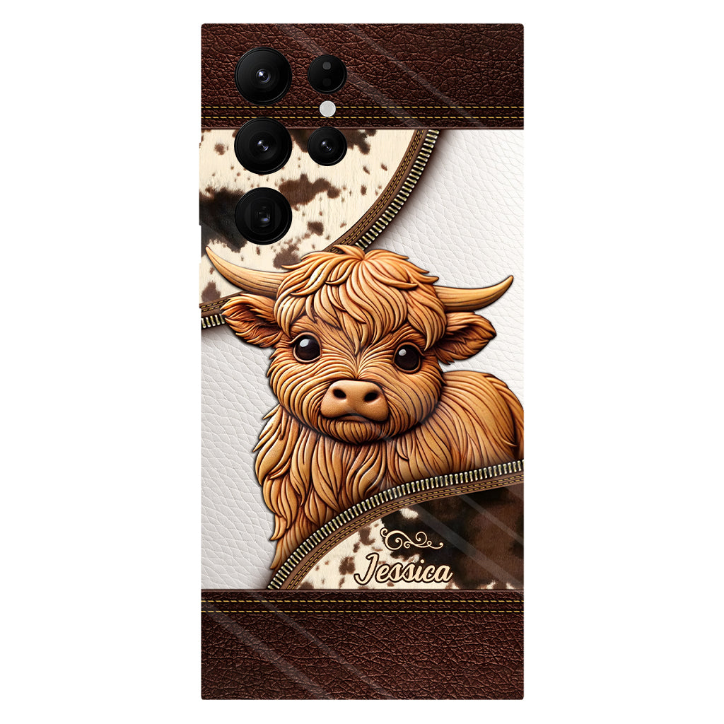 Love Highland Cows - Personalized Full Print Phone Case