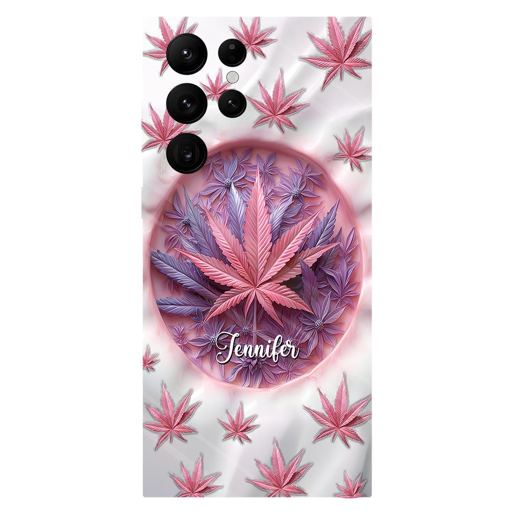 High Life - Personalized Weed Full Print Phone Case