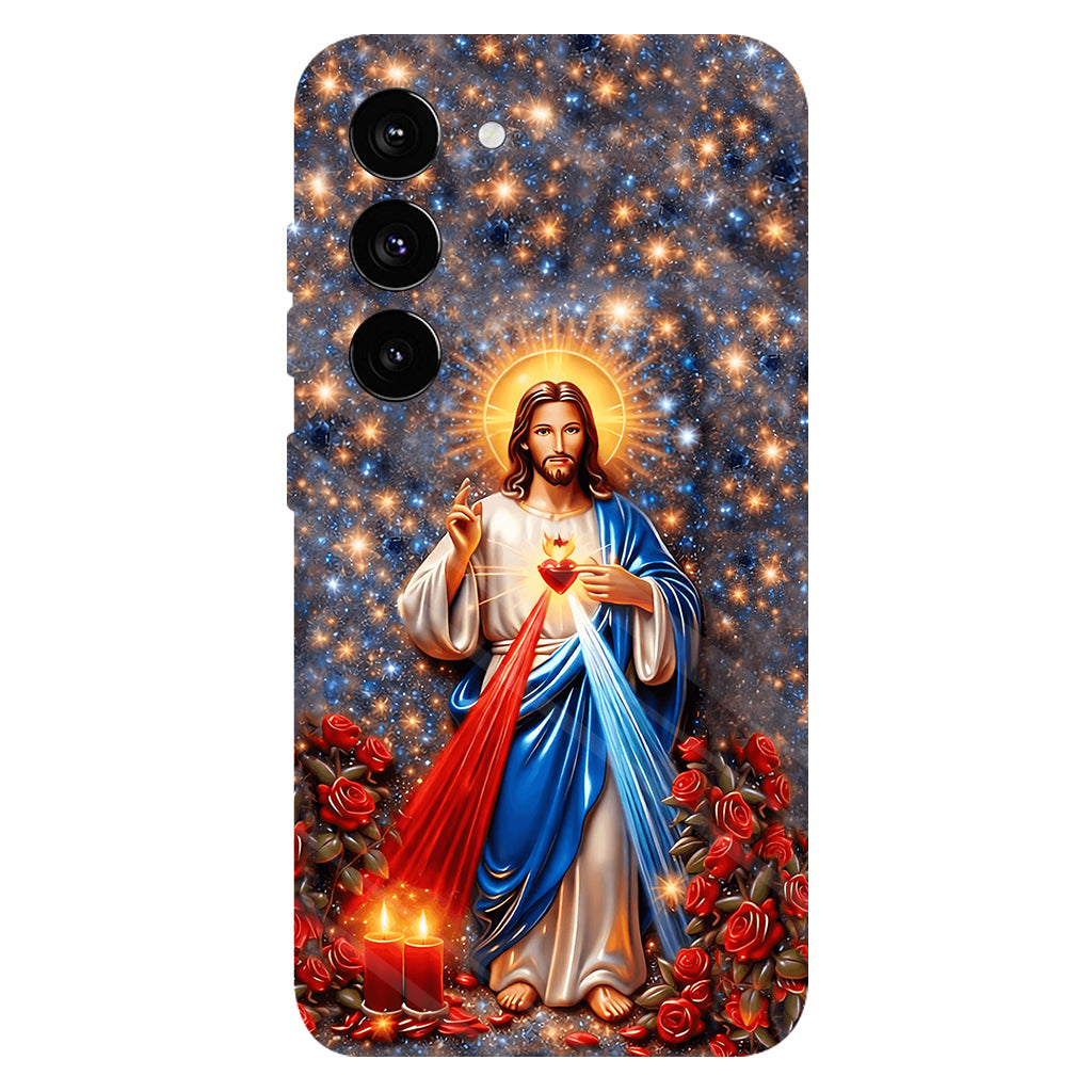 Sacred Heart of Jesus - Personalized Christian Full Print Phone Case