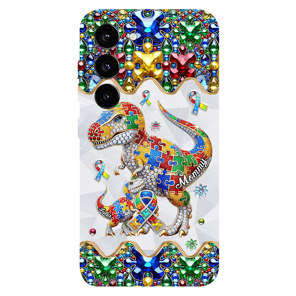 Strong Mama - Personalized Autism Awareness Full Print Phone Case