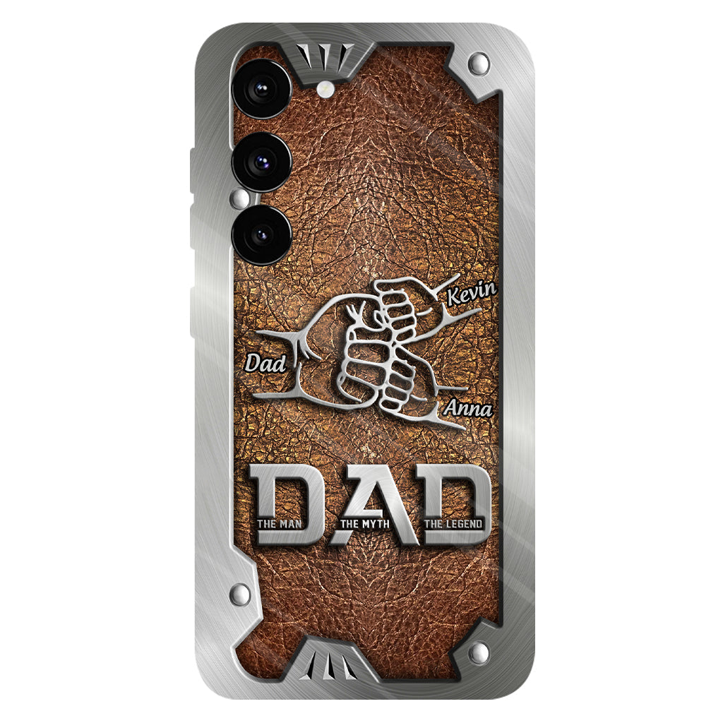Dad The Man The Myth The Legend First Bump - Personalized Father Full Print Phone Case